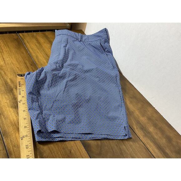 POLO RALPH LAUREN GOLF HYBRID SHORT 9" LINER BLUE AOP SIZE 40 - Picture 12 of 13